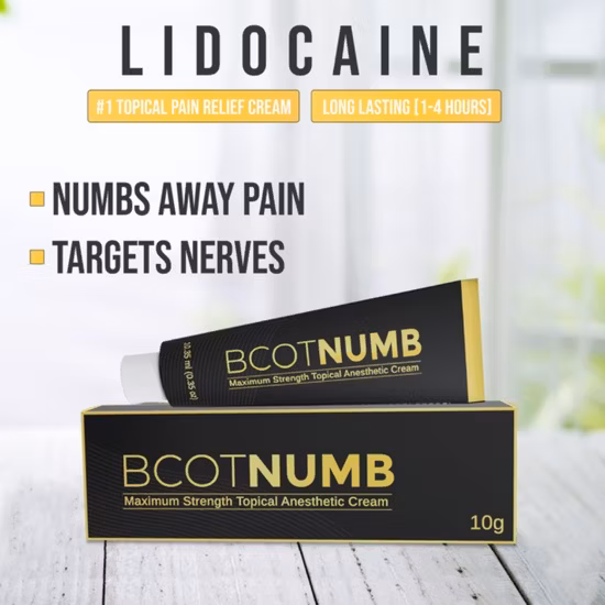 Factory OEM Bcot Numb Numbing Cream Piercing Makeup Augenbrauen bestickt