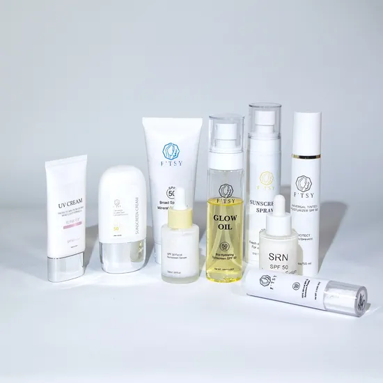 OEM-Reisegröße Mini Vegan SPF 50 Sonnenschutz UV-Gesichtsöl Private Label Whitening Sunblock Sonnenschutzlotion Sonnenschutz Whitening Sonnenschutz Gesichtscreme Bräunung